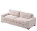 Luxe - Corduroy Sofa With Sleek Design, Spacious And Comfortable 3 Seater Couch