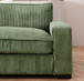 Luxe - Corduroy Sofa With Sleek Design, Spacious And Comfortable 3 Seater Couch