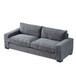 Luxe - Corduroy Sofa With Sleek Design, Spacious And Comfortable 3 Seater Couch