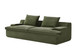 Nimbus - Oversized Full Foam 4 Seater Couch For Living Room Upholstered In Soft Corduroy, Wide Armrests
