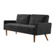 Sofa, European Style With Sleek Design, Modern & Vintage Flair, Upholstered 3 Seater Couch