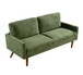 Sofa, European Style With Sleek Design, Modern & Vintage Flair, Upholstered 3 Seater Couch