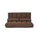 Double Chaise Lounge Sofa Floor Couch And Sofa With Two Pillows