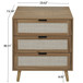 3 Drawer Cabinet, Suitable For Bedroom, Living Room, Study - Walnut