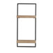 Wall Shelf With Two Shelves - Black Brown