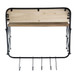 Laundry Rack With Accordion Design - Brown / Black - Black Brown