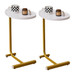 C-Shaped Side Table, Small Sofa Table For Cough, Bedroom