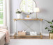 Glass Sofa Table For Living Room & Bedroom