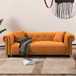 Vintage Medieval Style Sofa, Chesterfield Design, With 2 Throw Pillows