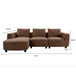 Mid-Century Modern 3 Seater Sofa With Recliner