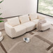 Mid-Century Modern 3 Seater Sofa With Recliner