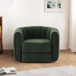 Swivel Accent Chair Wide Upholstered For Living Room