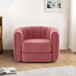 Swivel Accent Chair Wide Upholstered For Living Room