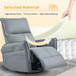 270° Power Swivel Rocker Glider Recliner Chair With USB Ports