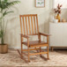 Acacia Indoor Rocking Chair, Outdoor Solid Patio Furniture