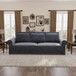 Pull Out Sofa Bed 3 In 1 Velvet Convertible Sleeper Sofa With Nailhead Trim & Rolled Arm, Multi Functional