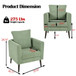 Modern Accent Upholstered Armchair With Pillow