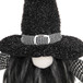 Gnome With 'Boo' Banner, For Halloween Decor - Black White