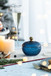 Candy Jar With Lid, Christmas Candy Jar Containers (Set of 2) - Gold / Blue