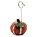 Polystone Pumpkin Name Card Holder - Orange