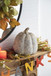 Mango Pumpkin Rustic, Home Decor For Holiday Harvest Festival Fall Festival & Thanksgiving - Gray