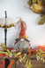 Sitting Gnome With Maple Leaf On Hat, For Holiday Harvest Festival Fall Festival & Thanksgiving Table Decorations (Set of 2) - Orange Multi
