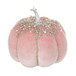 Pumpkin Ornament (Set of 2) Home Decor For Holiday Harvest Festival Fall Festival & Thanksgiving - Pink