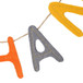 Length Colorful Give Thanks Banner, Home Decor For Harvest Festival Fall Festival & Thanksgiving Table Decorations (Set of 2) - Orange Multi