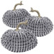 Chenille Weighted Pumpkin Ornament Decor For Holiday Harvest Festival Fall Festival & Thanksgiving