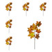 Paper Maple Leaf Spray, Botanicals Decor For Harvest Festival Fall Festival & Thanksgiving Table Decorations