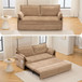 Pull Out Sofa Bed, Corduroy Convertible Sleeper Sofa Couch, Side Storage, And USB / C - Type Charging Ports Chair