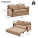 Pull Out Sofa Bed, Corduroy Convertible Sleeper Sofa Couch, Side Storage, And USB / C - Type Charging Ports Chair