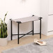 Handwoven Paper Rope Foot Rest Shoes Stools Ottomans For Entryway