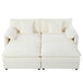 Modern Comfy Deep Seat Modular Sectional Sofa Cloud Couch With Ottoman