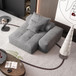 Modern Oversized Modular Sectional Sofa, Sparkling Chenille Fabric Soft Cushion Sofa With 2 Pillows