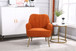 Modern Mid-Century Chair Tufted Sherpa Armchair For Living Room Bedroom Office