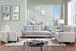 Modern Living Room Sofa Set Linen Upholstered Couch Furniture For Home Office