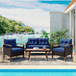 4 Piece Garden Furniture, Patio Seating Set