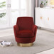 Teddy Swivel Barrel Chair, Swivel Accent Chairs Armchair For Living Room