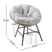 Palos - Outdoor Wicker Lounge Chair (Set of 2) - Brown / Light Gray