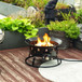 19" Propane Gas Fire Pit Table, 50000 Btu Round Steel Fire Pit For Outside Patio Deck Garden Backyard - Black