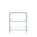 Tempered Clear Bent Glass Side Table Sofa Table, Multi Purpose Use, Premium Tempered Glass - Transparent