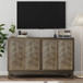 Vintage Sideboard Buffet Cabinet With Storage, Large Accent Cabinet Sideboard With 4 Doors, Storage Cabinet With Storage Console Table, For Kitchen Dinning Room Living Room Hallway Or Entryway - Brown