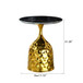 Nordic Style Iron Round Tray Coffee Table Carbon Steel - Gold