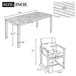 Patio Dining Set Outdoor Dining Table And Chair Set With And Removable Cushions For Patio