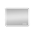 LED Bathroom Mirror, Anti Explosion Glass, Rust Resistant, Anti Fog, Tri Color