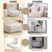 Foldable Single Chair Sofa Bed With Pillow, Easy To Store, Breathable And Wearable Linen