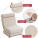 Foldable Single Chair Sofa Bed With Pillow, Easy To Store, Breathable And Wearable