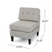 Upholstered Modern Accent Comfy Chair