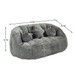 Bean Bag Lazy Sofa Durable Comfort Lounger High Back Bean Bag Chair Couch